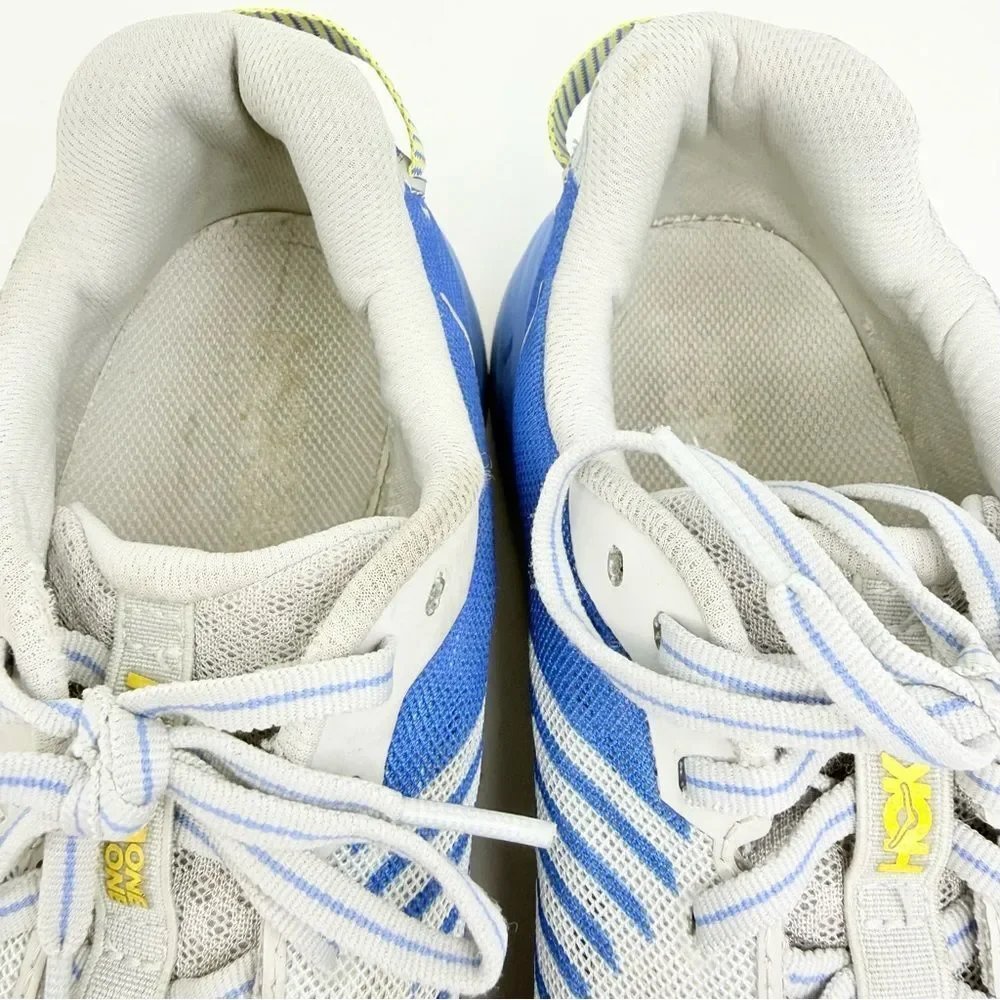 Hoka One One RICON Running Athletic Sneaker in Oyster Mushroom Nebulas Blue